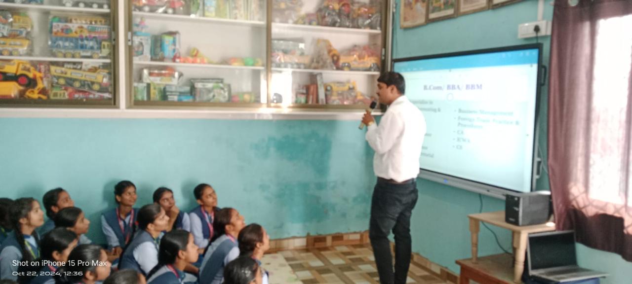 Career session with students